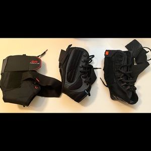 Three Ankle brace/ stabilizers